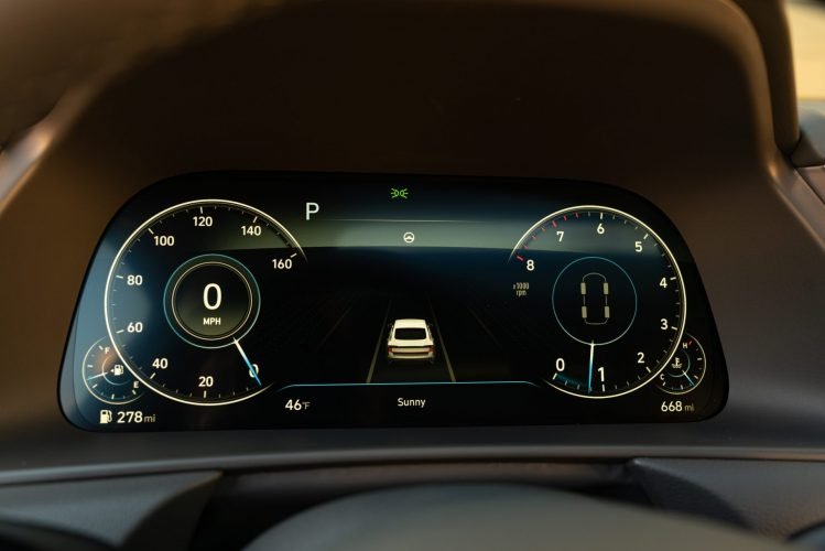 2020 Hyundai Sonata Limited 12inch Digital Cluster