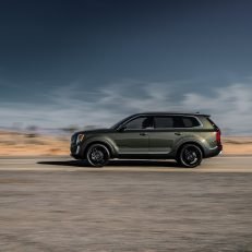 2020 Kia Telluride Driving Down Highway